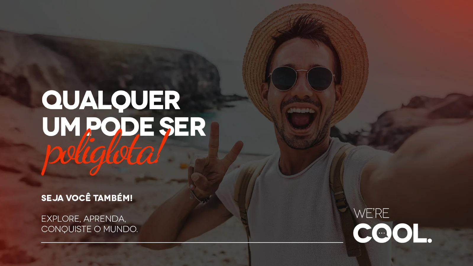 Peça institucional da It's Cool Academy: qualquer um pode ser poliglota