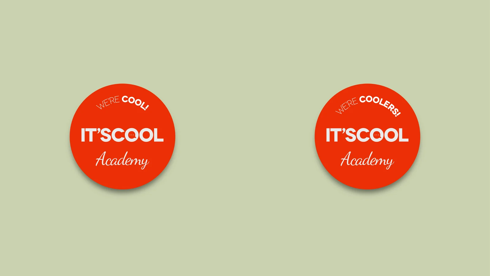 Selos WE'RE COOL e WE'RE COOLERS